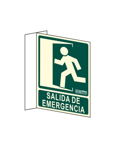 SALIDA DE EMERGENCIA BANDEROLA (A4)